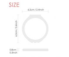 DIYthinker Make Sense Not War Liebe Peace Welt Spiegel Runder bewegliche Handtasche Make-up 2.6 Zoll x 2.4 Zoll x 0.3 Zoll Mehrfarbig