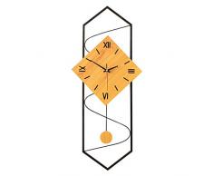 Moderne Pendel-Wanduhr, Nicht tickende stille Küchen-Quarz-hängende Uhr-Uhr für Haus/Büro/Schule (Größe : 30 * 70cm)