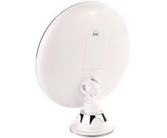 Sichler Beauty Wand-Kosmetikspiegel, 5-fach, Saugnapf & 25 LEDs