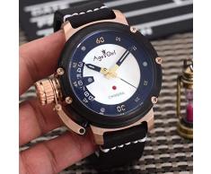 DAGEGIRL automatische mechanische Männer U42 Chimera Silber Shell braun Leder Bootsuhr schwarz Rose Gold 3