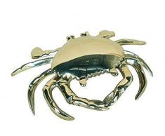 linoows Aschenbecher, Klappascher, Tischaschenbecher Krabbe im Maritim Stil