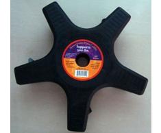 Weiva Profi Pflanzen Roller mit 250 KG Tragfähigkeit schwarz (36 cm)