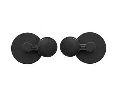 Runder Drehspiegel Hardware Kippanker für Spiegel, Bilderglas oder Plexiglas schwarz