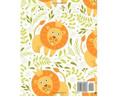 Sticker Album: Blank Sticker Book Lion Theme 8x10