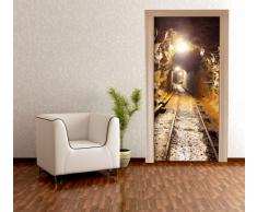 Türtapete Stollen TT267 90x200cm Tapete Untertage Kohle Bergbau