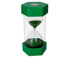 Große Sanduhr im sicheren Aufbewahrungsbehälter von Playlearn – ideal für Lehrer, Klassenzimmer, Zuhause oder Büro 1 Minute.
