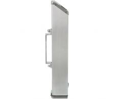 KDS Wandascher CUBI Außenbereich Edelstahl gebürstet abschließbar 48cm hoch