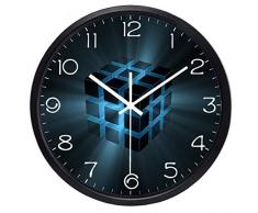 nnbvcd Das Modedesign enthüllt eine HD-Bilderwanduhr mit Blaulichtwürfel-Technologie, Typ 3,14 Zoll