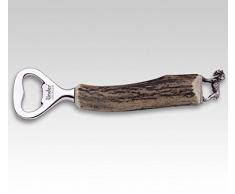 Linder Solingen Kapselheber mit Hirschhorngriff und Hundefigur Deutsch Drahthaar