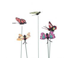 50 stücke Künstliche Dekorative Schmetterling Rasen Garten Decor Landschaft Indoor Outdoor Ornamente Patio Ornamente Hof Pflanzer Blumengarten Christbaumschmuck