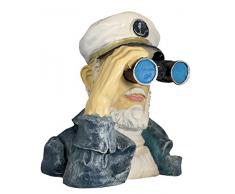 colourliving Dekofigur Seemann mit Fernglas,Spanner Deko für Innen und Außen, Garten Dekoration