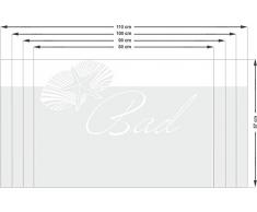 Graz Design 980087_90x57 Fensterdekor Milchglasfolie Sichtschutz Folie Badezimmer Bad WC (Gre=90x57cm)