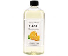 KAZIS I Orange Raum-Duft I Passend für alle katalytischen Lampen I Parfums de Maison I Nachfüll-Öl (Refill) I 1000 ml I 1 Liter