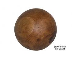 casamia Wurzelholzkugel Deko-Kugel Wurzelkugel Teakholz Ø 8/10/20/30/50 cm, vollmassiv Größe 10 cm