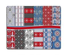 Rutschfeste Unterseite Mousepad,Office Mauspad,Maus Pad,Gaming Mausepad,Abstrakter Vektorsatz Weihnachtspapier Für Einklebebuch 30X25Cm, Mausunterlage