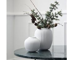 Kähler Hammershøi Vase, Keramik, Weiß, 12,5 x 13,5 cm