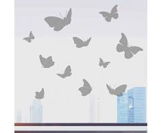 wandtattoo-factory Schmetterlinge Glasdekorfolie Milchglaseffekt