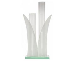 2er Set Vase Blume ca. 24cm