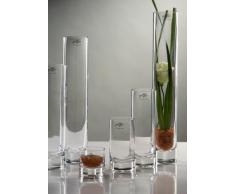 Glasvase Vase Glas Blumenvase Tischvase gerade schlank 36 cm, Ø 6 cm