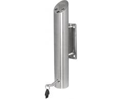 Bolero cg044 Zylinder Wand montiert Aschenbecher, silber