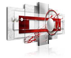 murando - Bilder 100x50 cm Vlies Leinwandbild 5 TLG Kunstdruck modern Wandbilder XXL Wanddekoration Design Wand Bild - Abstrakt a-A-0140-b-n