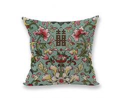 LAN Porzellanfiguren, Cartoons, Kissensofasern. 45 * 45cm/Grün