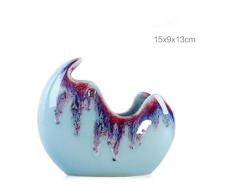 JFHGNJ Saftiger Blumentopf kreative Keramikvase Innenhydroponik Kleiner Blumentopf grüne Pflanzenvase Garten Wohnkultur Zubehör-Großer A04