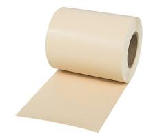 TecTake PVC Sichtschutzfolie Sichtschutzstreifen inkl. Befestigungsclips 450g/m² - Diverse Modelle - (70m Creme | Nr. 401879)