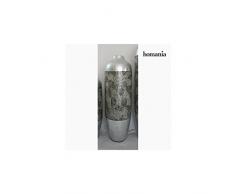 Bambusvase eierschale und silber by Homania