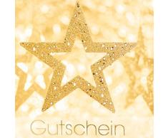 Sigel DS050 Weihnachts-Gutschein-Karten Set mit Kuverts, DIN lang, 10 Stück, mit Einlageblatt