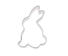 Jiamins Ausstechformen Edelstahl Kreative Hase - Fuer Marzipan Fondant Tortendeko Seife Schokoladenform Backenwerkzeuge