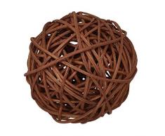 P Prettyia 1 Stück Große Rattankugeln Rattan Kugeln Dekokugeln Rattan Ball Hochzeit Party Aufhängen Dekoration