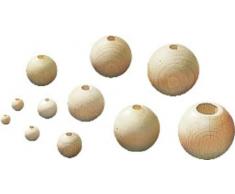 KnorrPrandell – Kugeln aus Holz FSC, 50 mm, 4 Stück, Farbe: natur