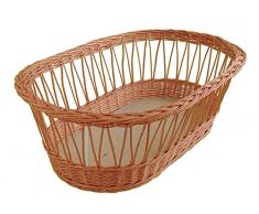 Amigos Baby Weidenkorb XXL, Naturprodukt, unbehandelt, große Liegefläche