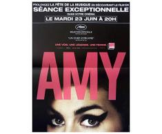 Amy Kinoplakat, Original, klein, 53 x 40 cm, zusammengefaltet, Asif Kapadia Amy Winehouse