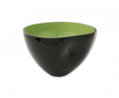 Design Deko Schale Anna 2, schwarz/grün