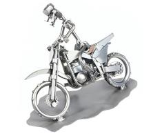 Schraubenmännchen Motocross Race Motorrad I Handarbeit I Geschenkidee I Metallfigur I Metallmännchen I Stahlfigur I Schraubenmännle