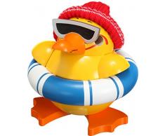 Weihnachtsfigur Kugelräuchermann Ente mit Schwimmring HxBxT = 11x9x9cm NEU Räuchermann Schnee Rauchmann Räucherfigur Räucherkerze Figur Holz Seiffen Erzgebirge Holz Rauchfigur Dekoration We
