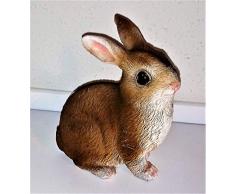 DEKO Dekofigur/Gartenfigur/Hase/Tierfigur/Garten Kunststein/Polyresin/frostfest/Ostern innen