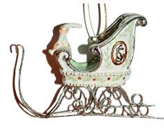 Krinkles Schlitten weiß Gold Silber Moonbeam Rentiere Weihnachtswichtel Wichtel Dash Away Limited Edition Patience Brewster