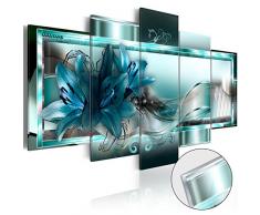 murando - Acrylglasbild Blumen 100x50 cm - 5 Teilig - Glasbilder - Wandbilder XXL - Wandbild - Bilder - Orchidee Abstrakt b-C-0153-k-n
