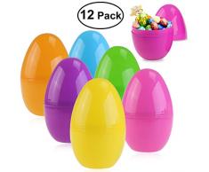 Unomor Jumbo Ostereier für Osterjagdspiele 12-teilig