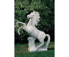 Pferd Statue Gartenfigur aus Betonwerkstein Steinfiguren Garten-Statue Dekofigur Gartenskulptur