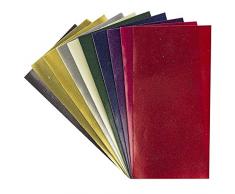 Ideen mit Herz Wachsplatten-Set für Kerzen | 10 Stück | ca. 10 x 20 cm je Platte