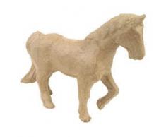 Pappmaché-Figur, Größe: ca. 12cm, Motiv: Pferd [Spielzeug]
