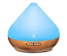 Aroma Diffuser 300ml TaoTronics Ultraschall Luftbefeuchter Diffusor Duftlampen BPA-Free Aromatherapie Humidifier für ätherische öle Raumbefeuchter für Kinderzimmer Schlafzimmer Raum Büro Yoga Spa