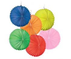 Lampions Unifarben, rund Ø 22 cm, 12 Stk. sortiert