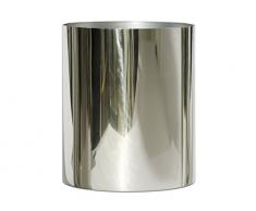 EDELSTAHL Vase, ZYLINDERVASE, Metall Übertopf, Blumenübertopf. Ca 13 x 15 cm.