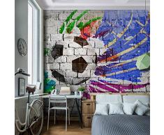 Fototapete Fussball 352 x 250 cm - Vliestapete - Wandtapete - Vlies Phototapete !!! 100% MADE IN GERMANY !!! Wand - Wandbilder XXL - Runa Tapete 9021011b