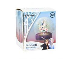 Disney 2 Schneekugel für Kinder & Fans jeden Alters, Aufwachen jeden Morgen, um die Frozen Magie zu erlernen, Paladone offiziell Lizenziertes Sammlerstück, Mehrfarbig, 8 x 8 x 9 cm